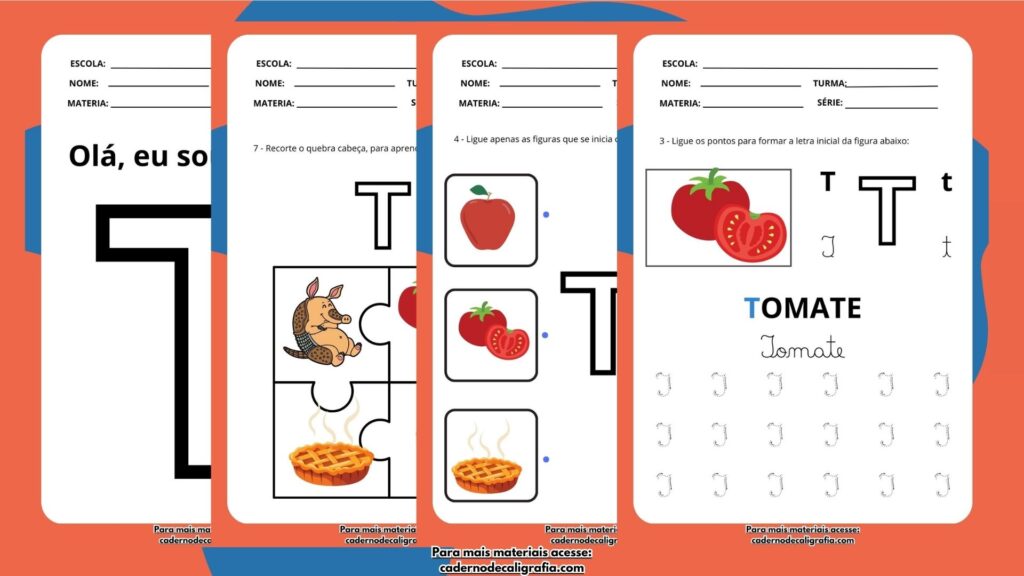 Experimente 10 atividades divertidas com a letra T para educação infantil! Aprendizado garantido com diversão e interatividade.