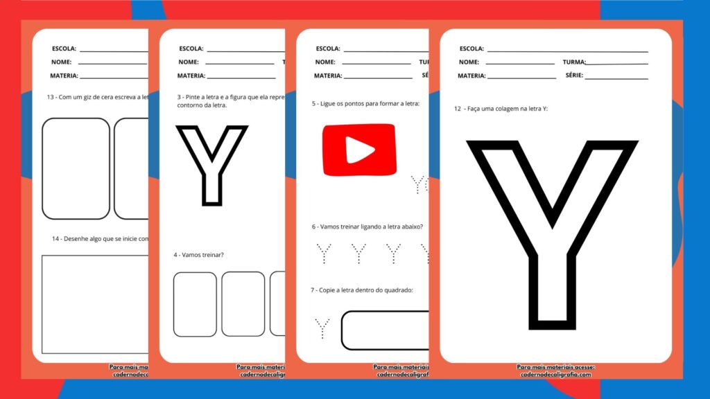 Atividades Infantis com a Letra Y: 14 Ideias